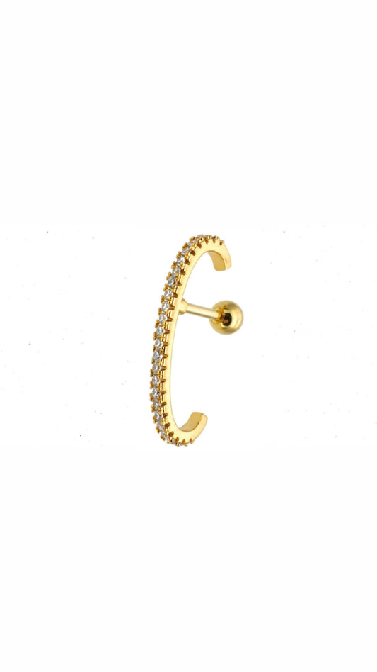 Stainless Steel Curved Arc Upper Lobe Ear Piercing