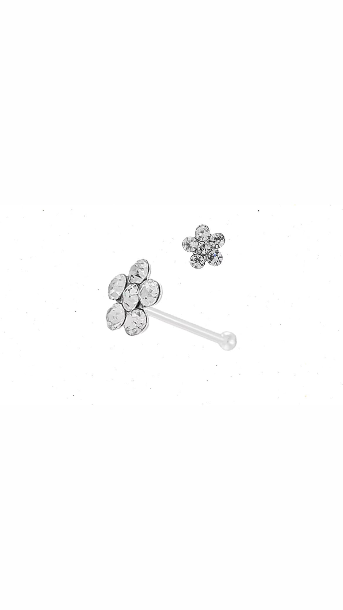 Flower Stainless Steel Nose Piercing