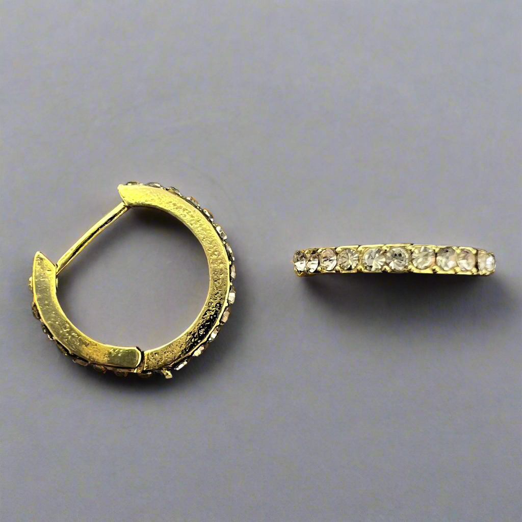 Strass Hoop Winter Earring