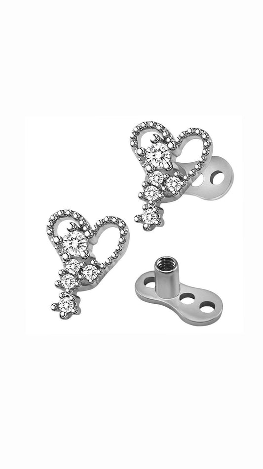 4 Dots Dermal Piercing