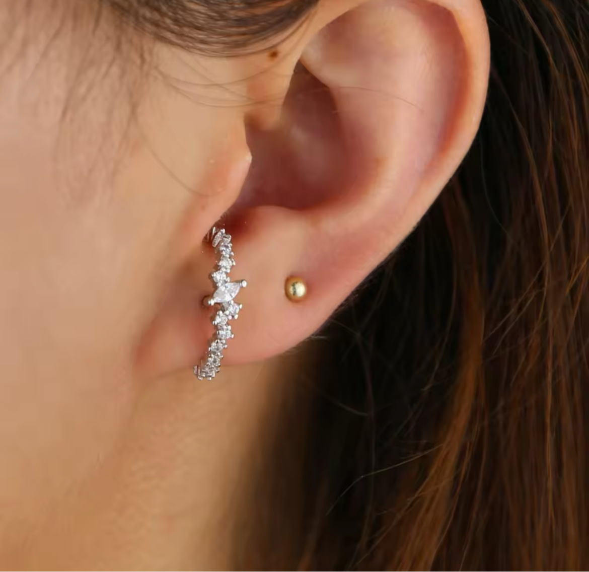 Stainless Steel Arc Random Shapes Helix Ear Piercing
