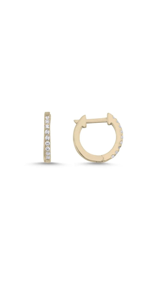 Strass Hoop Winter Earring