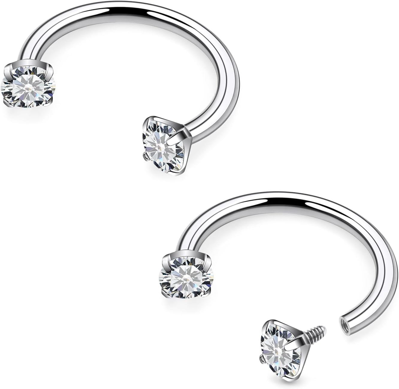 Arc Stainless Steel Nose Piercing