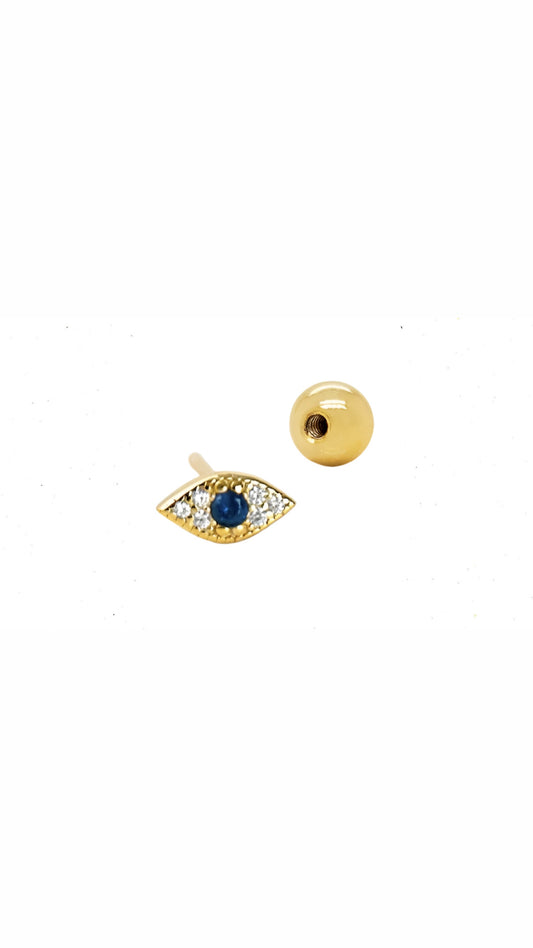 Blue Eye Ear Piercing