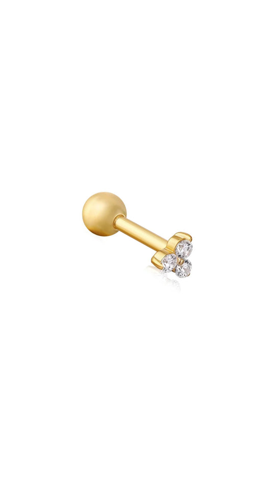 Stainless Steel Mini Flower Ear Piercing