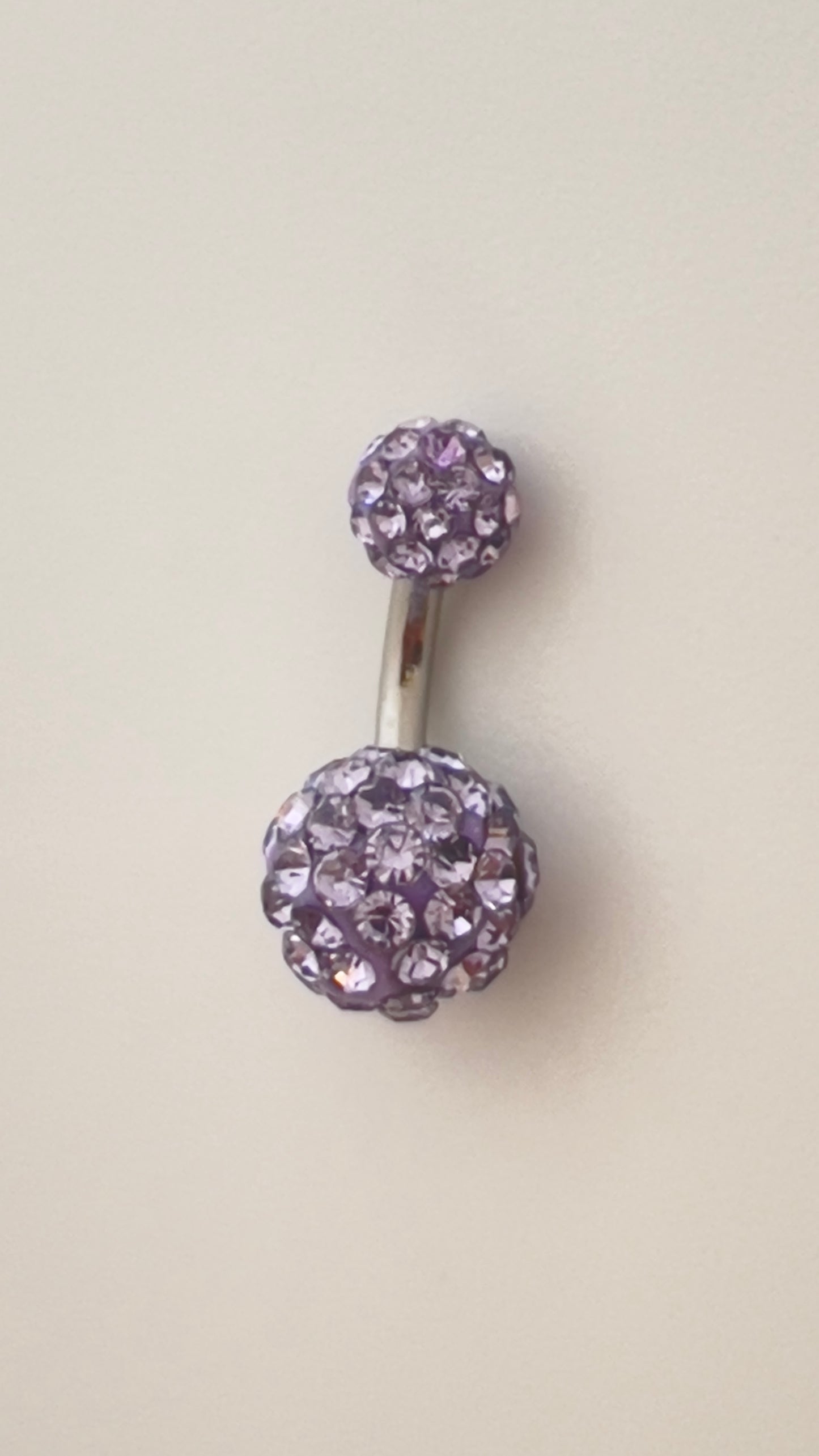 Disco Ball Short Axe Belly Ring