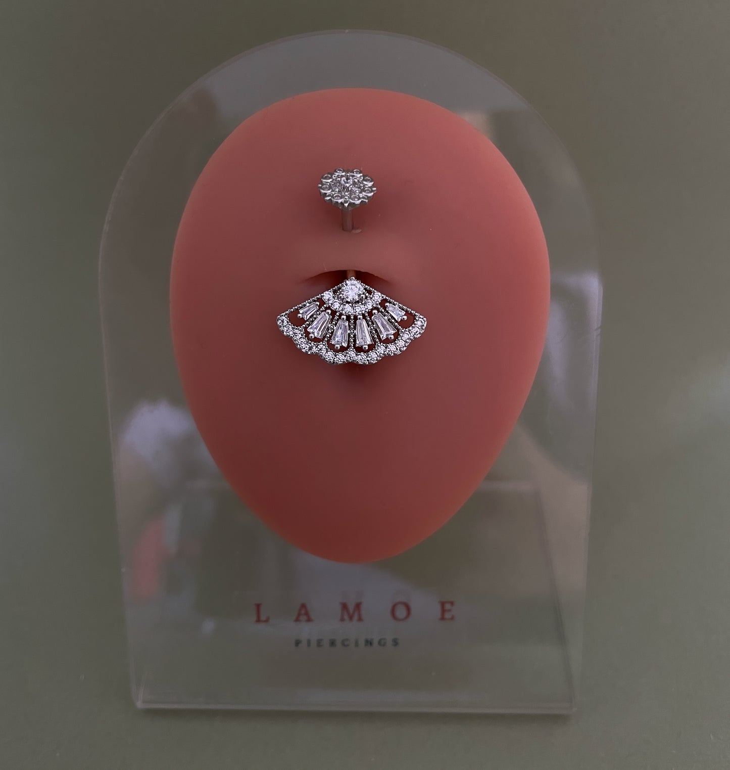 Vintage Fan Navel Belly Ring