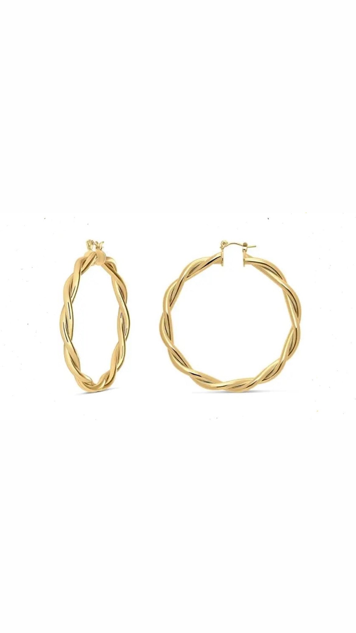 Zigzag Hoop Winter Earring