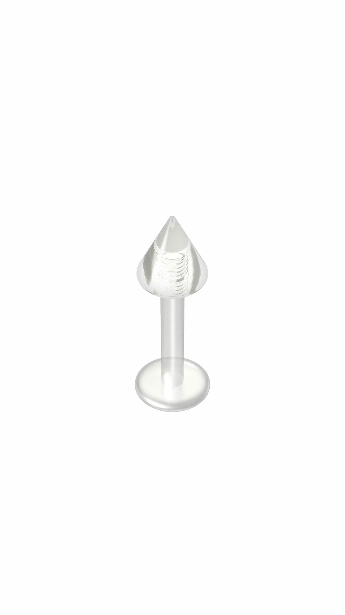 Bioflex Transparent Arrow Labret & Ear Piercing