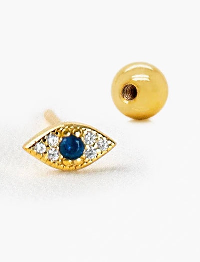 Blue Eye Ear Piercing