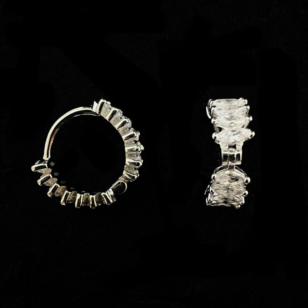 Single S925 Hoop Ear Piercing