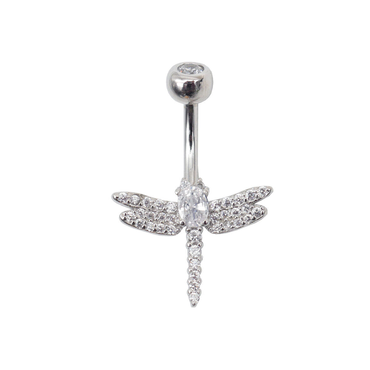 Silver 925 Fly Belly Ring