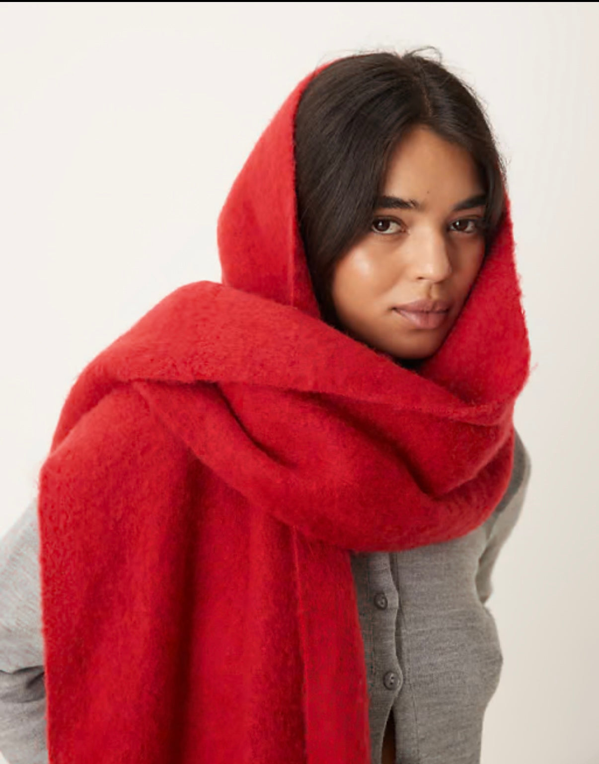 Mikasa Red Winter Scarf