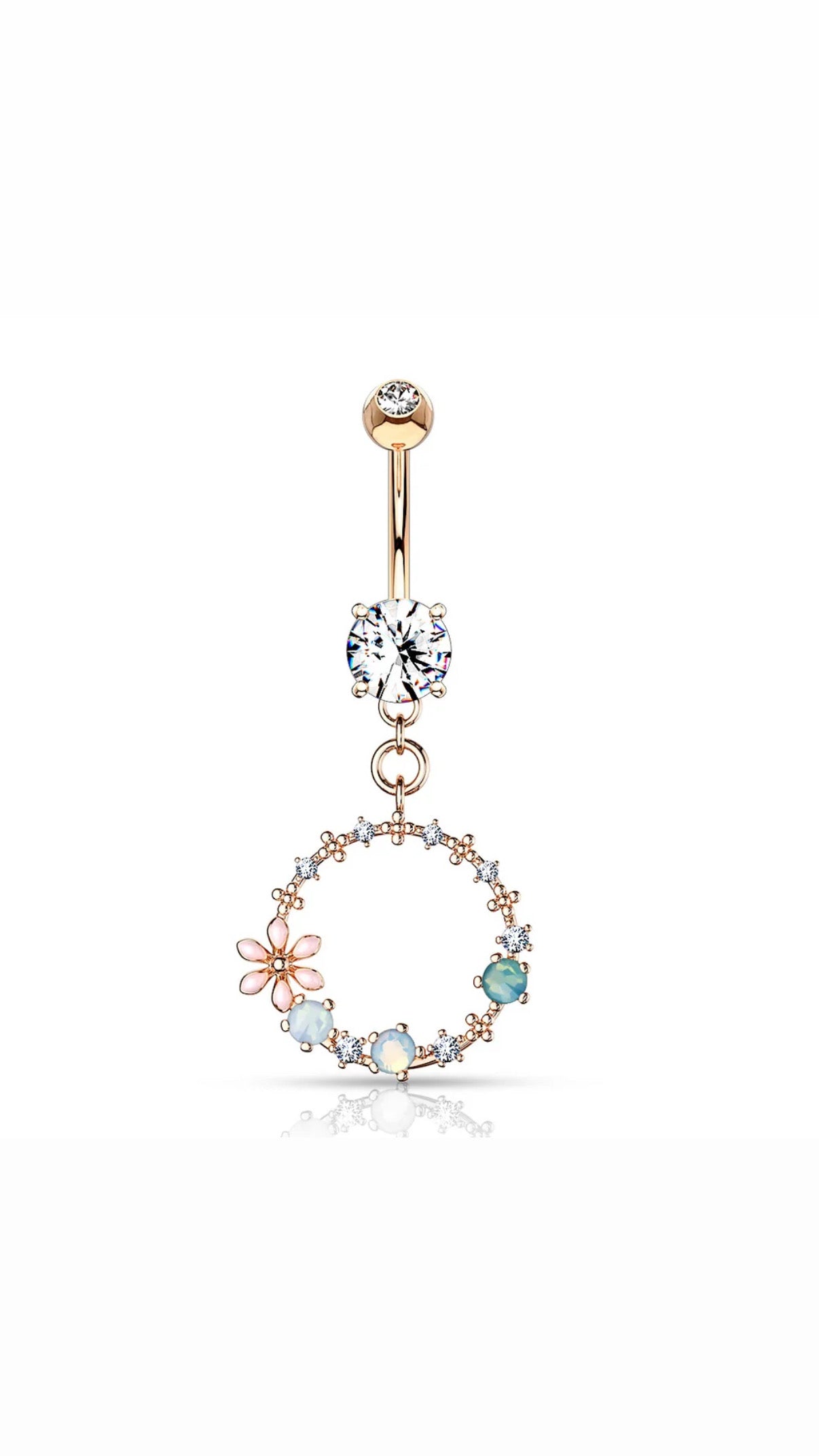Multicolored Dangle Belly Ring (BEST SELLER)