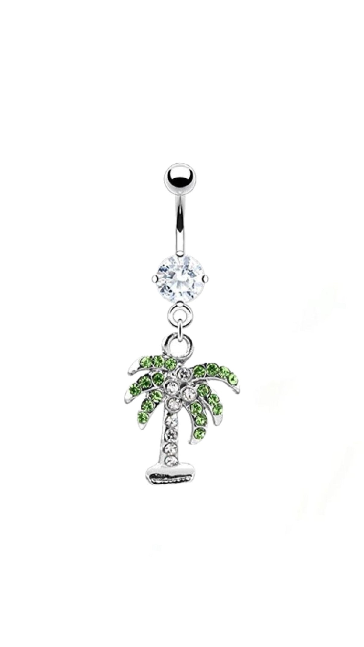 Palm Tree Belly Ring