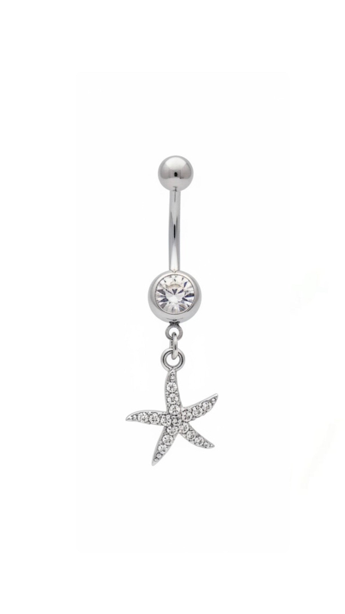 Starfish Charm Belly Ring