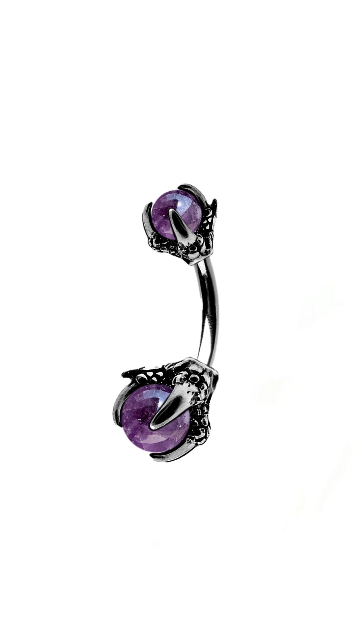 Dragon Claws Pearl Navel Belly Ring