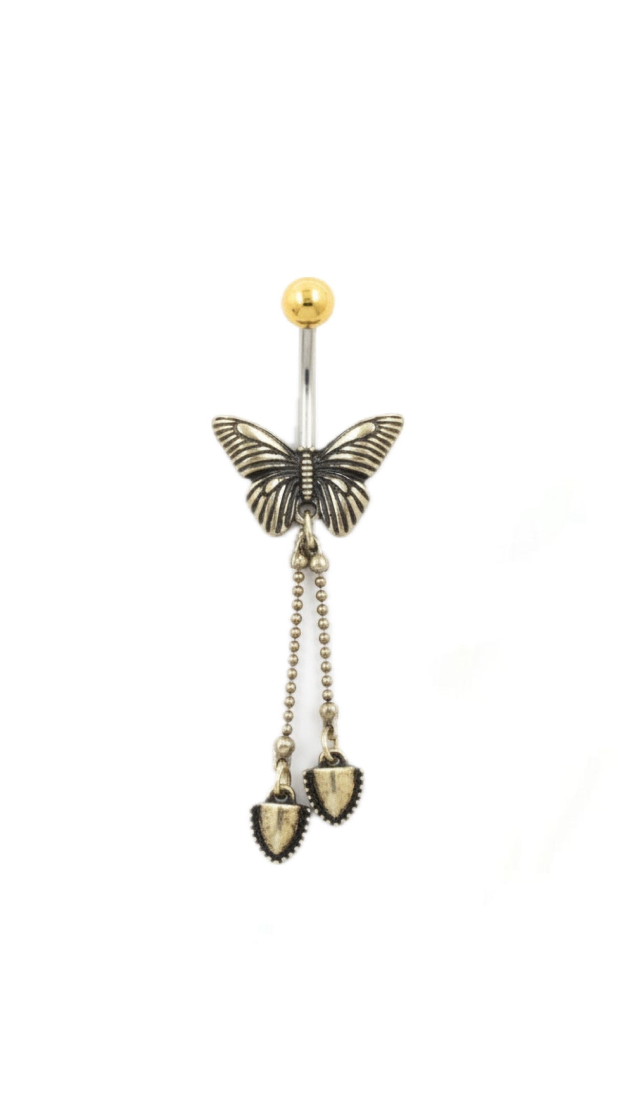 Butterfly & Geometric Decor Navel Belly Ring