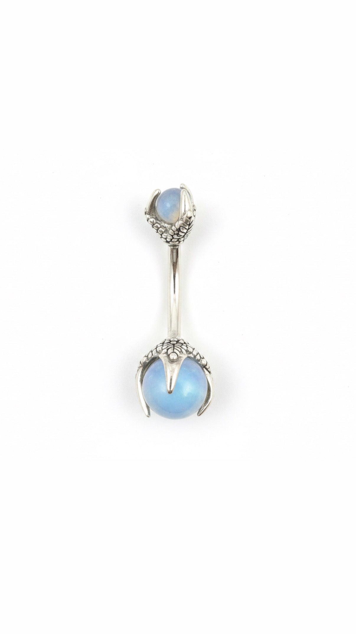 Dragon Claws Pearl Decor Navel Belly Ring