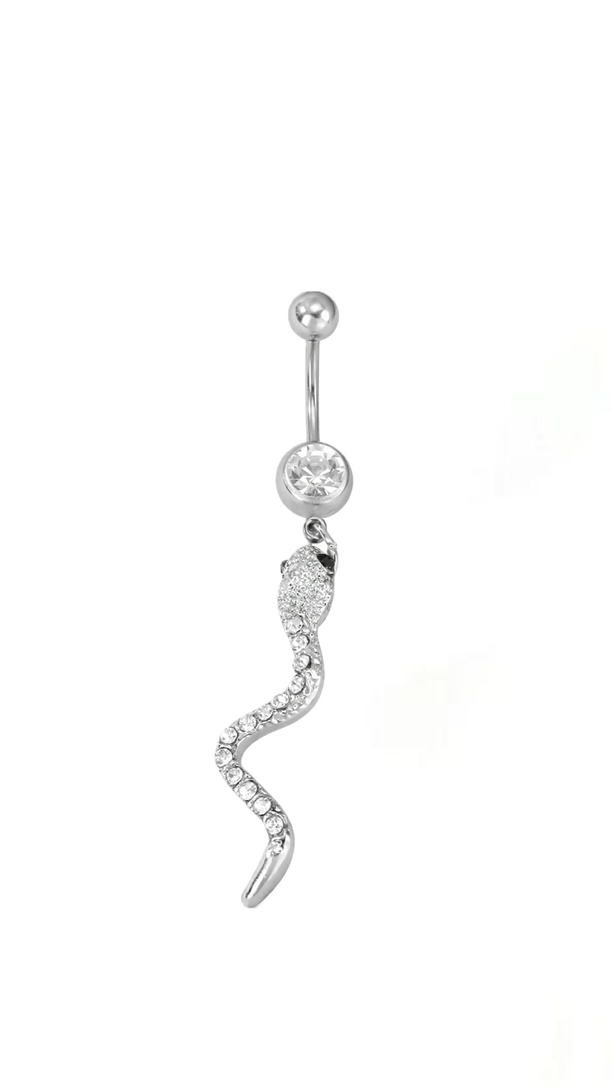 Dangling Snake Belly Piercing