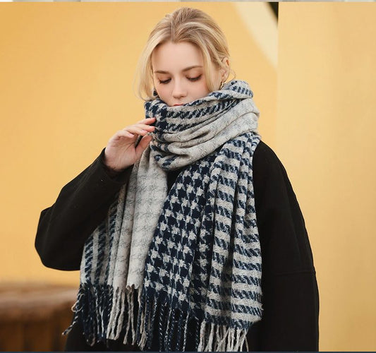 Mocha Halina Winter Scarf