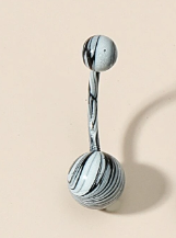 Basic Ball Decor Belly Ring