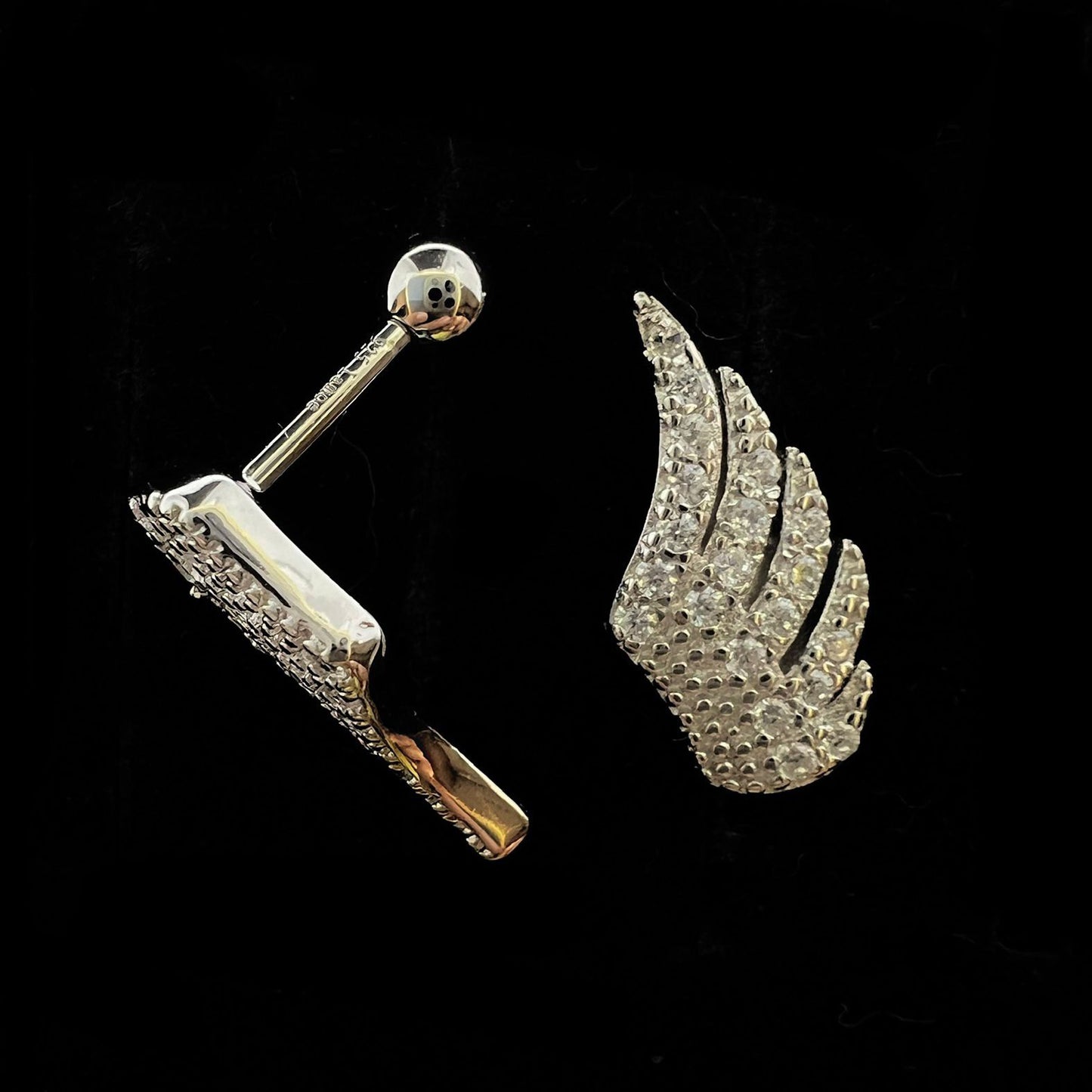 Silver 925 Angel Wing Ear Piercing