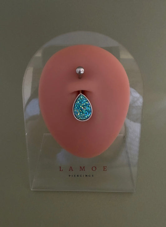 Water-drop Design Belly Ring