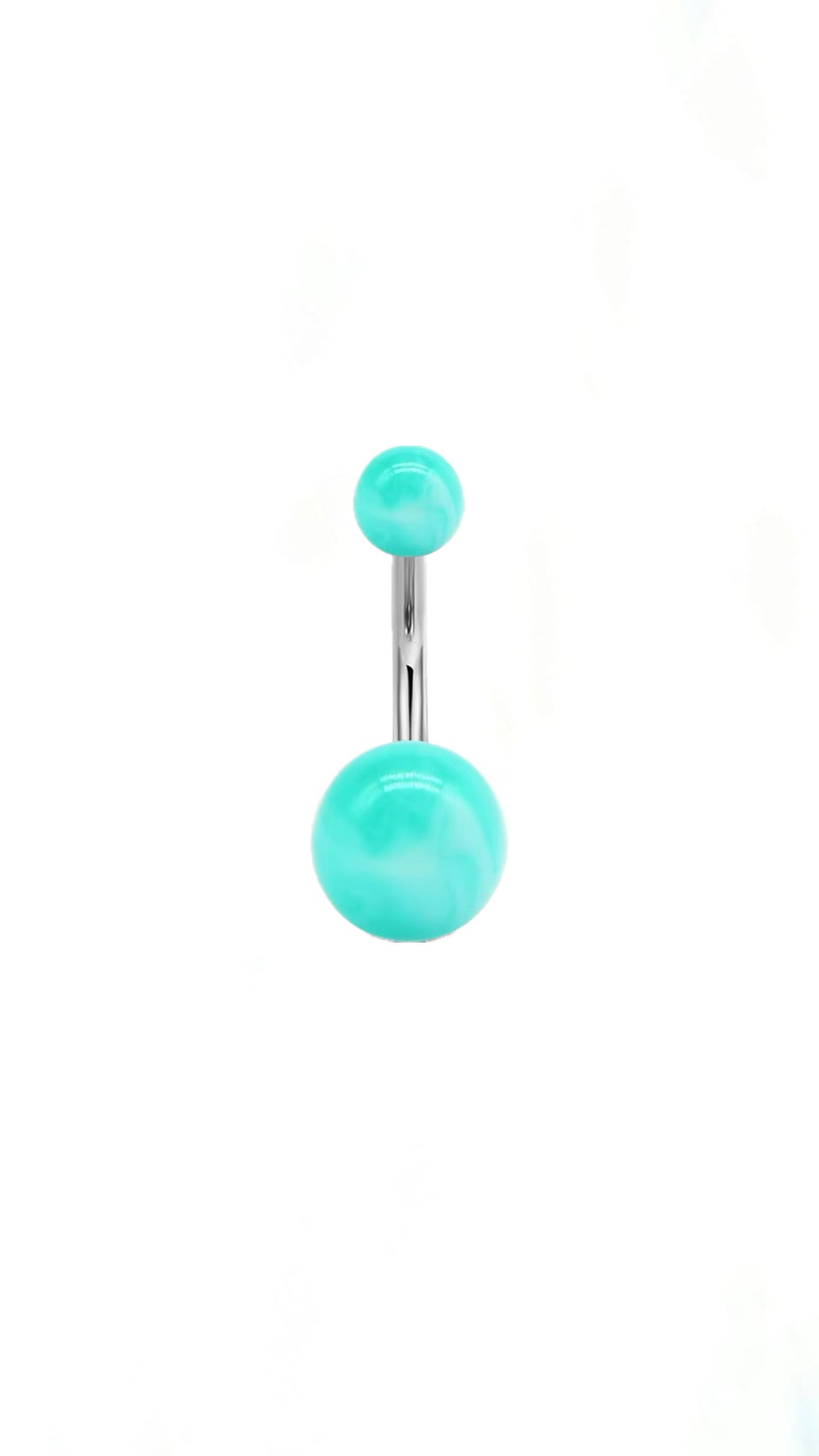 Marble Basic Ball Decor Belly Ring