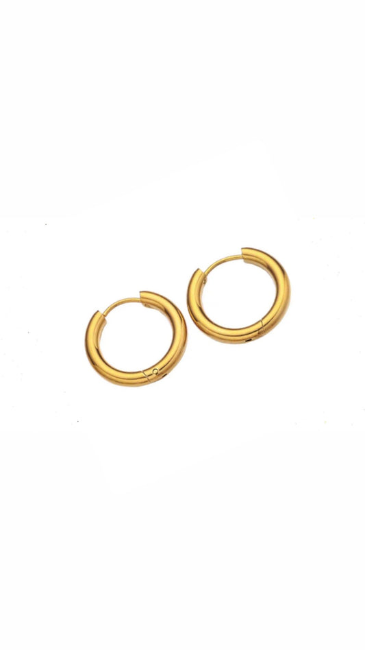 Hoop Ring Lower Lobe Ear Piercing (PAIR)