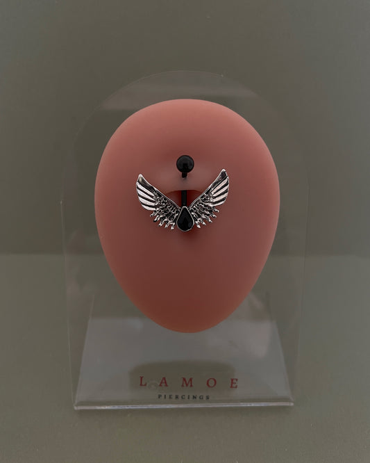 Wing Decor Belly Ring