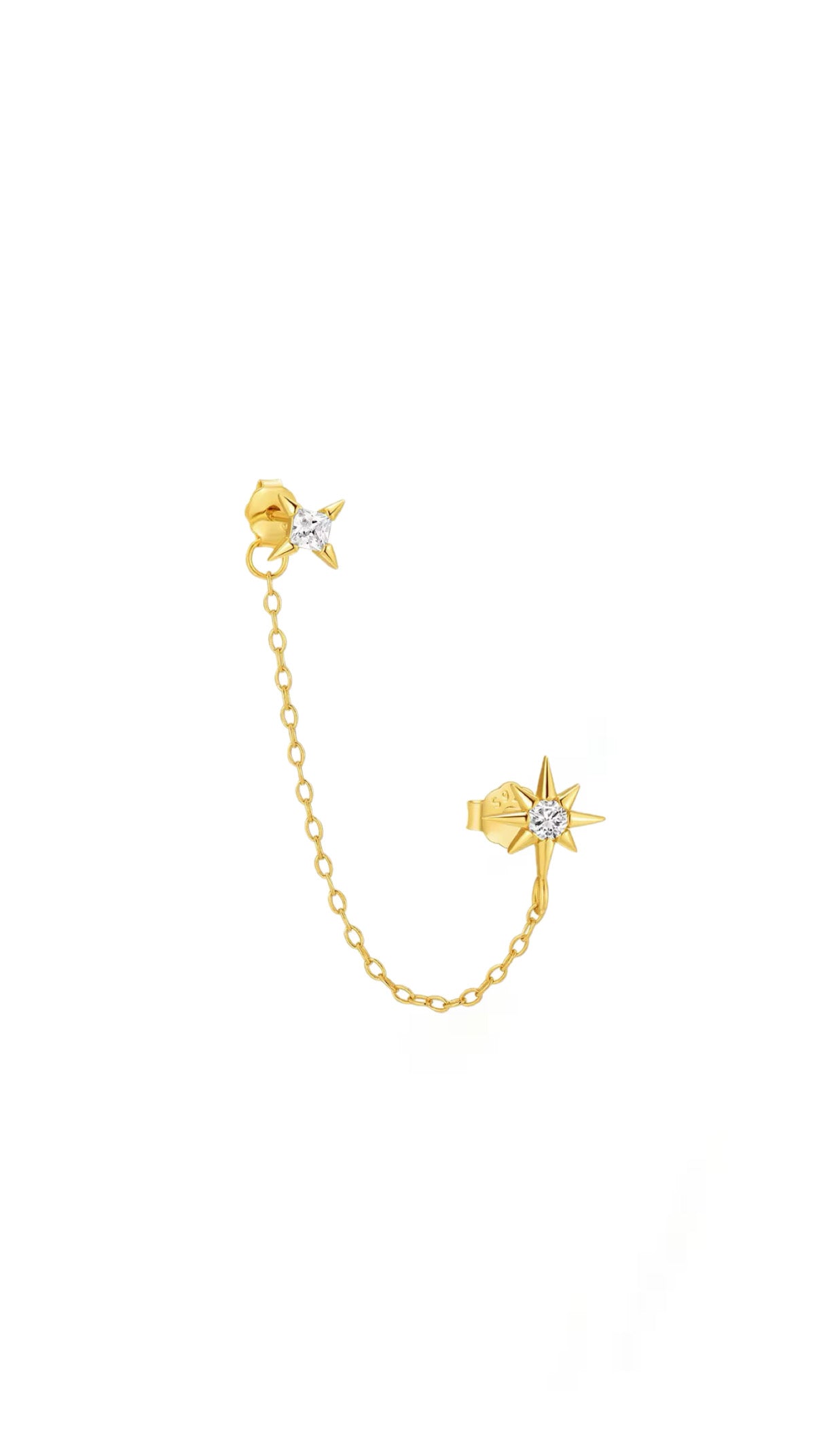Single S925 Chain Ear Piercing
