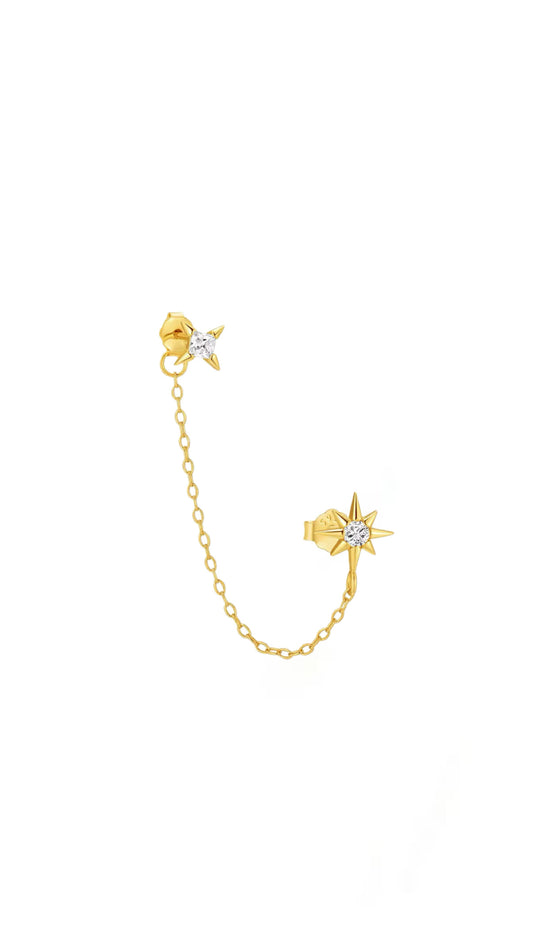 Single S925 Chain Ear Piercing