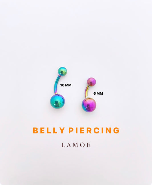 Multicolor Basic Ball Belly Piercing