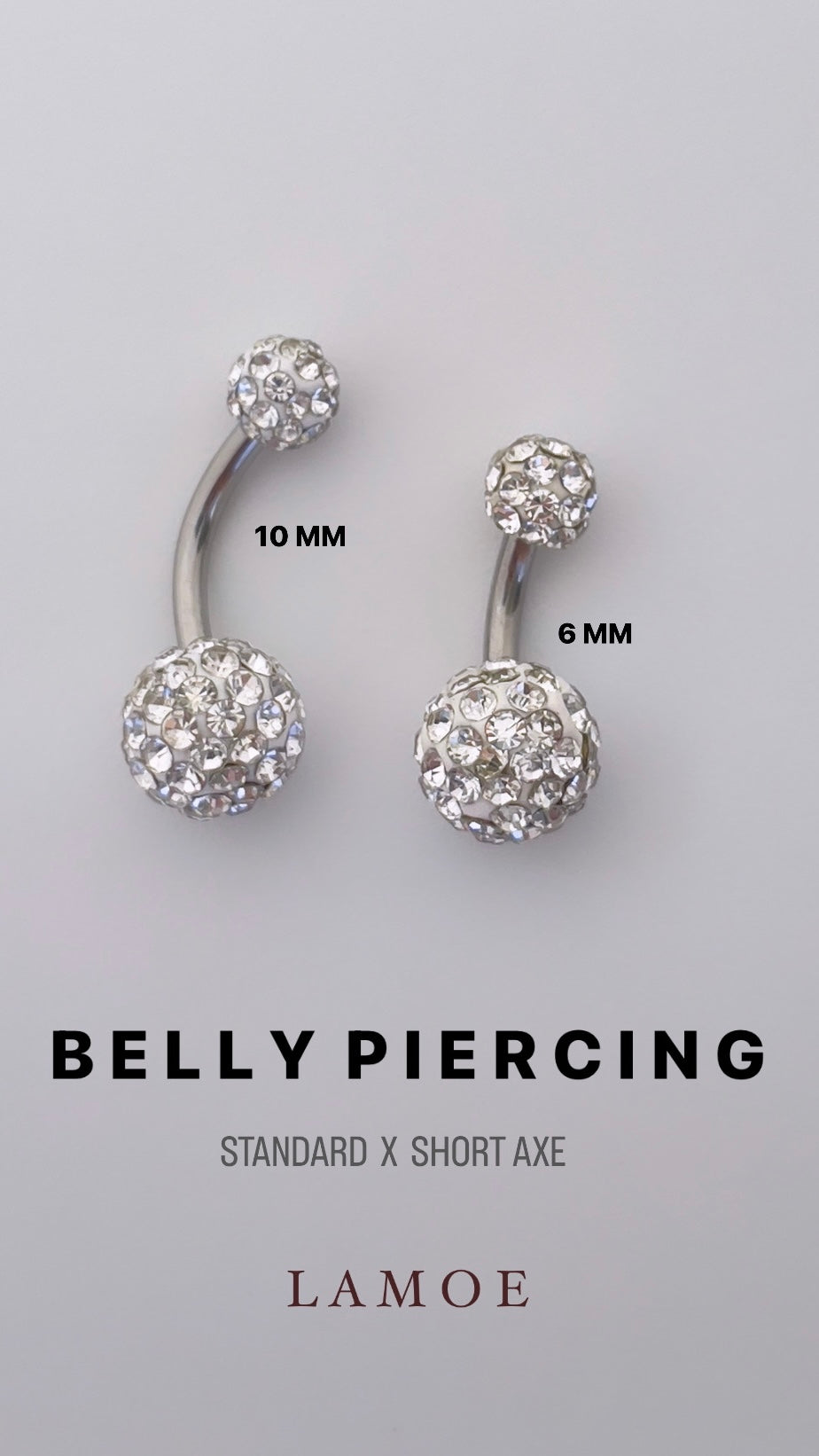 Disco Belly Piercing Standard x Short Axe