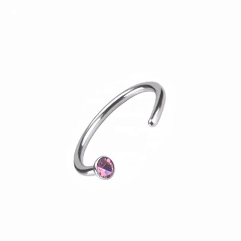 Circle Stainless Steel Nose Piercing