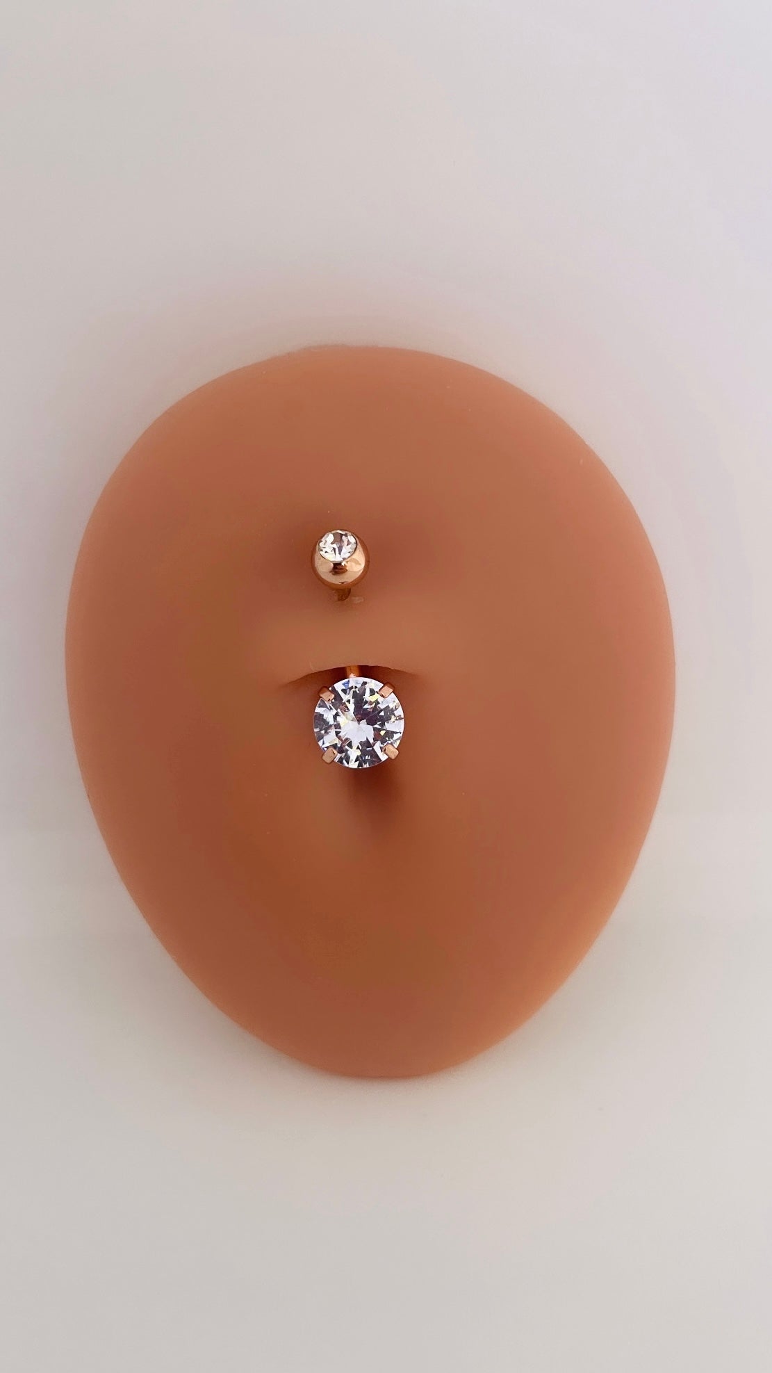 Basic Zircon Belly Piercing