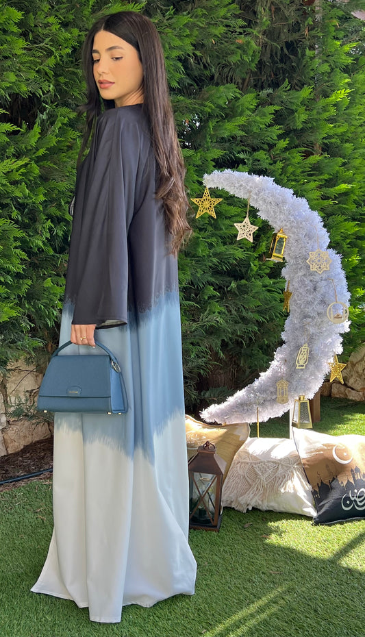 PETRA Ombré Open Abaya