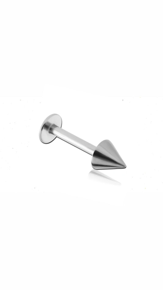Labret spiked piercing