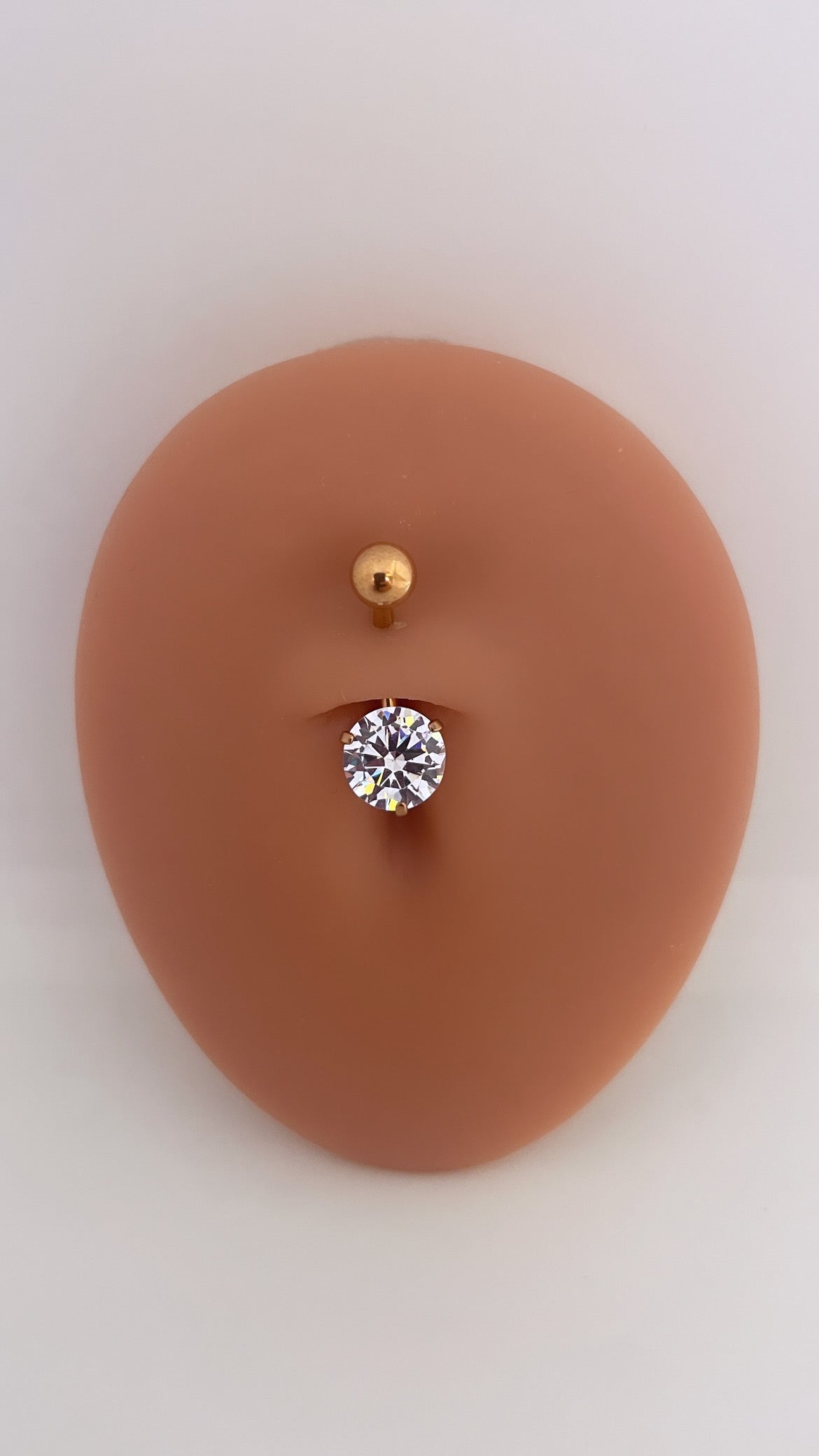 Basic Zircon Belly Ring