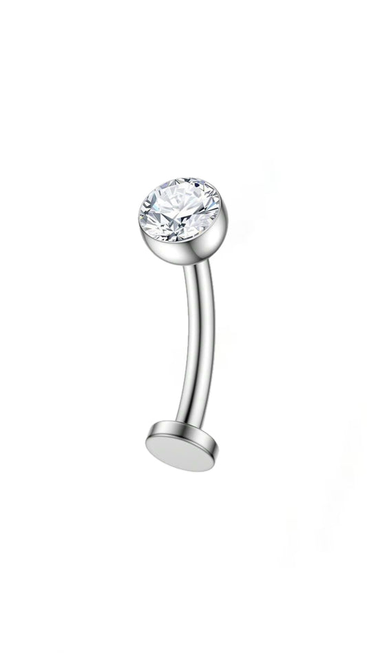 G23 Titanium 14G Floating Belly Piercing