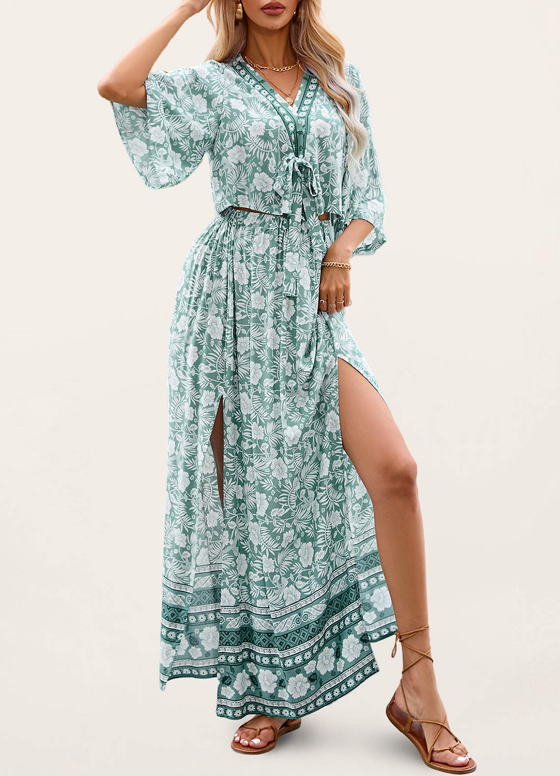 KAI 2 Piece Set (Top and Skirt)