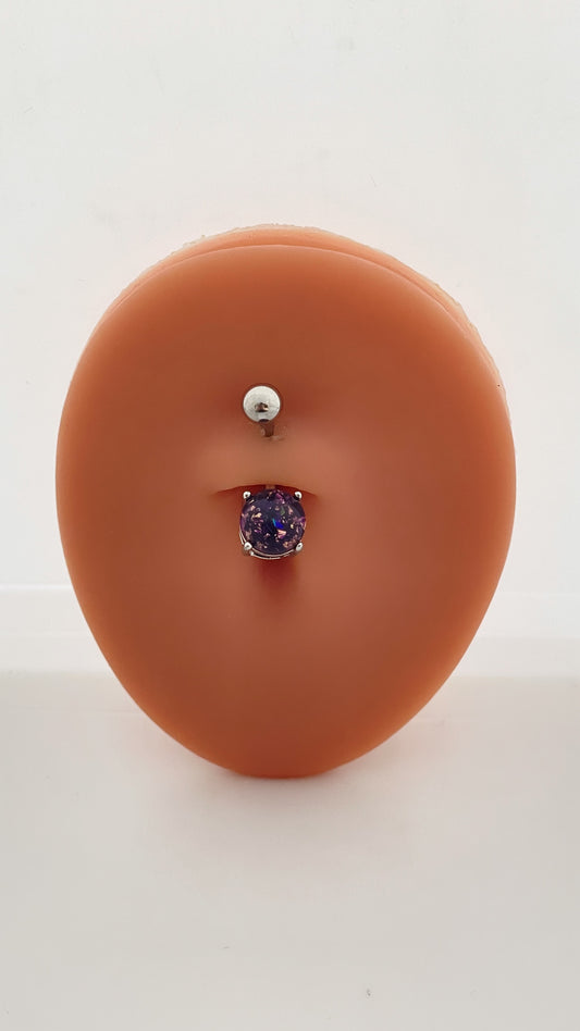 Basic Stone Belly Ring