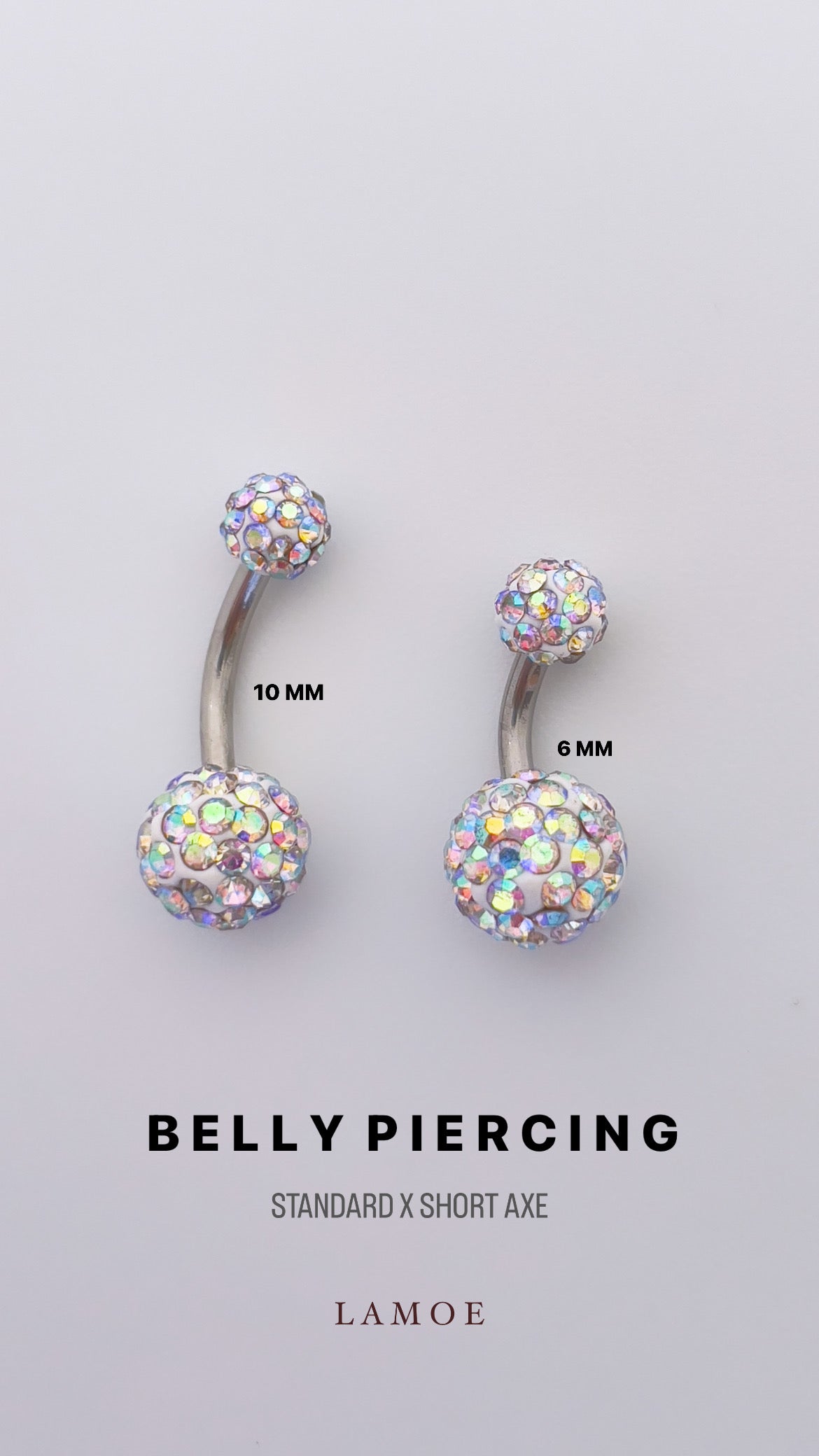 Disco Belly Piercing Standard x Short Axe