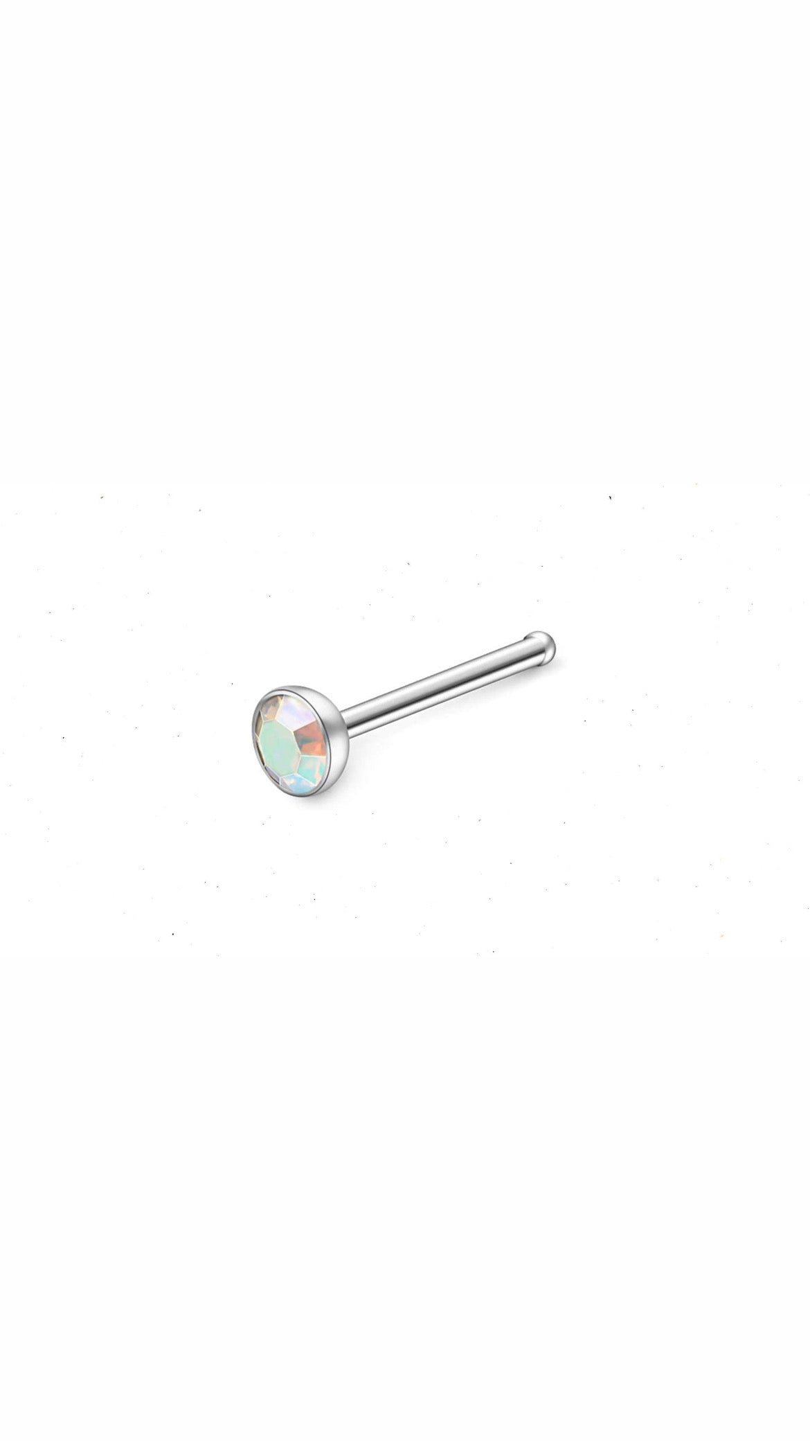 Multicolour Dot Stainless Steel Nose Piercing