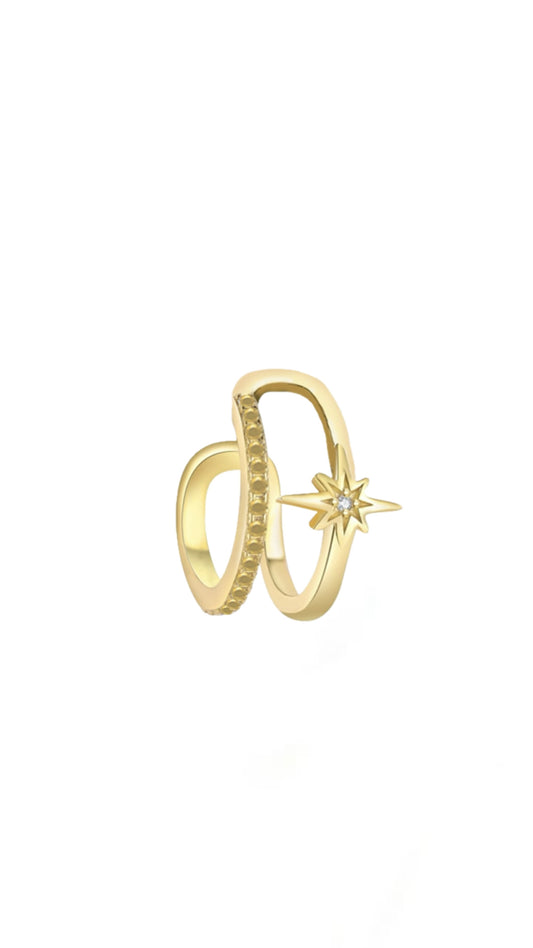 Single S925 Fake Ear Cuff Ear Piercing