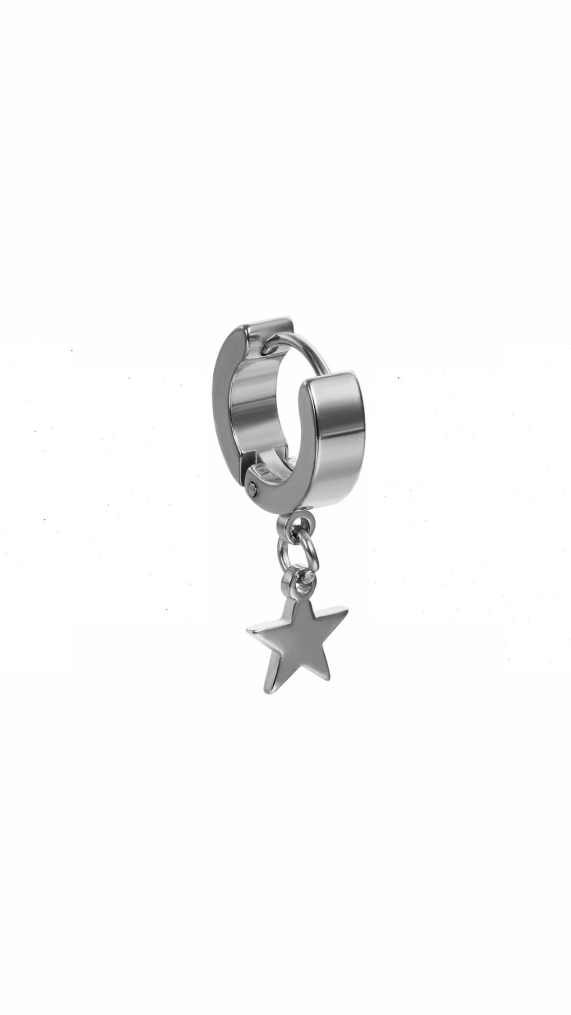 Hoop Hanging Star Men Piercing