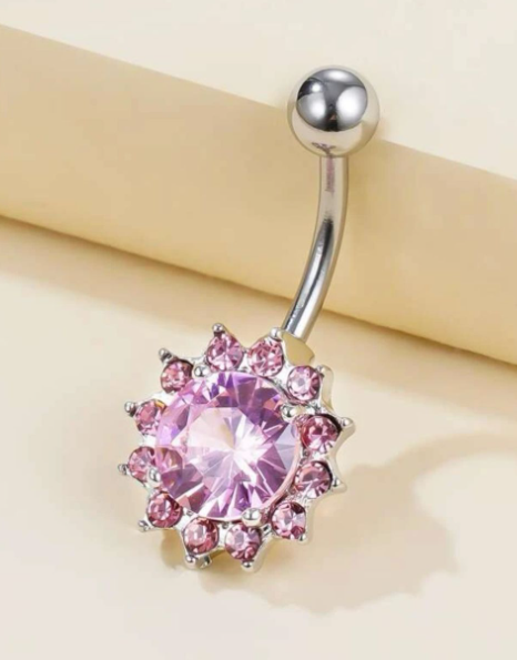 Sun Stone Belly Ring