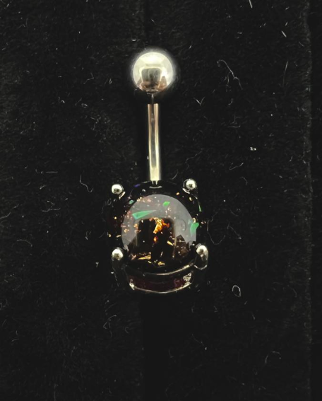 Basic Stone Belly Ring