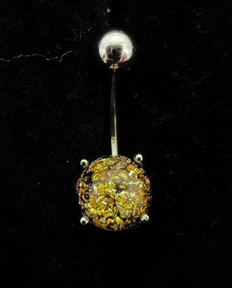 Basic Stone Belly Ring